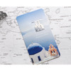 Santorini island steel bookmark