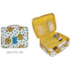 Smiley yellow - Merrygrin travel mesh multi pouch bag packing aids