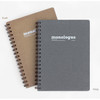 Monologue wirebound plain notebook