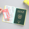 Travel rainbow passport cover case