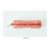 Coral dot - Basic pattern round zipper pencil case