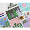I'll go with you illustration message card