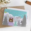 I'll go with you illustration message card
