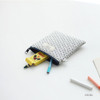 Cross - Heimish pattern flat small zipper pouch