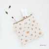 Marigold - Heimish pattern flat small zipper pouch