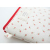 Detail of Heimish pattern flat small zipper pouch