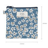 Size of Heimish pattern flat small zipper pouch