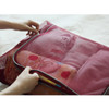 Burgundy - Travelus mesh packing organizer bag XXL ver.2