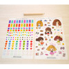 Everyday boy and girl deco sticker set