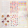 Everyday boy and girl deco sticker set