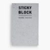 Concrete pattern small sticky memo notes