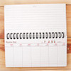 London wirebound desk weekly planner scheduler