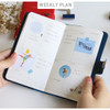Weekly plan - 2016 Button Spring of life dated diary