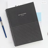 Black - 2016 Mon petit bureau wirebound undated diary