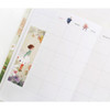 Monthly plan - Indigo Alice illustration undated monthly diary