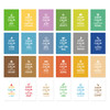 Pack of 48 stickers - Nacoo Carry On Label Sticker Pack