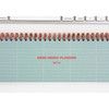 Desk wirebound dated planner memo scheduler 