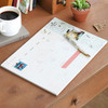 Desk pattern undated monthly planner