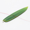 Bamboo green leaf bookmark black ballpoint pen
