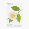 Camellia leaf white sticky memo notes Medium