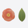 Camellia leaf red sticky memo notes Large