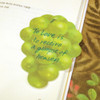 Green grape sticky memo notes