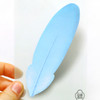 Flight blue sticky memo notes