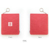 Pink - The basic felt charger pouch with key ring