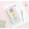 Ivory - Brunch brother cute zipper pencil case