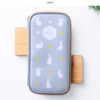 Gray - Little forest zip around pencil pouch