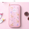 Pink - Little forest zip around pencil pouch