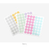 Starry - Transparent circle deco sticker set ver.2