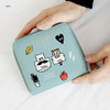 Sky - Ghost pop zip around small wallet ver.2 