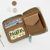 Sky - Ghost pop zip around small wallet ver.2 