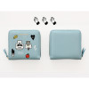 Sky - Ghost pop zip around small wallet ver.2 