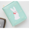 Lady rabbit - Piyo zip around small wallet