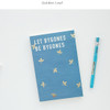Golden leaf - Live your life undated diary scheduler