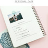 Personal data - Becoming undated daily planner