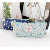 Willow story pattern big zipper pencil case