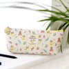 Yellow - Willow story pattern big zipper pencil case