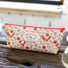 Maple - Willow story pattern big zipper pencil case
