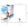 Size of illustration pattern clear file folder