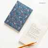 Bouquets - La vie en rose A6 size plain notepad