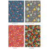 La vie en rose A6 size plain notepad