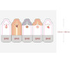 Size of Molang sticky memo notes bookmark