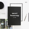 Merci - A5 sized lined notebook