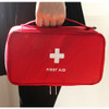 Red - Le around first aid zip around large pouch