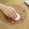 Cookie pattern standard round mouse pad