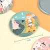 Size of Korean fable pocket round handy mirror