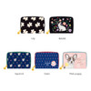 Rim zip around accordion card case holder